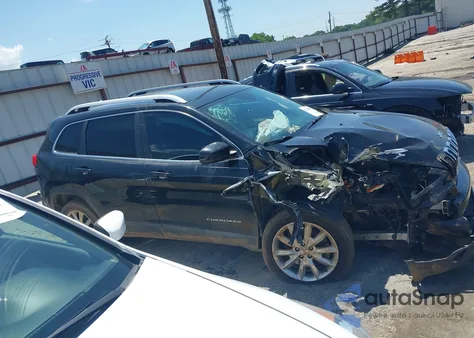 2015 Jeep Cherokee Limited z USA, uszkodzony, nr VIN 1C4PJLDB6FW505829